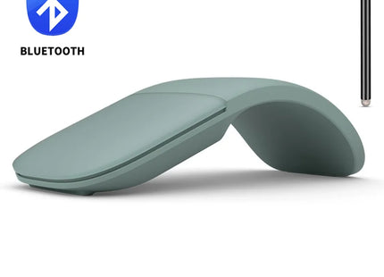 Bluetooth 4.0 Wireless Silent Arc Touch Mouse With Bag Foldable Ultra Thin Gaming Mouse For Microsoft Laptop