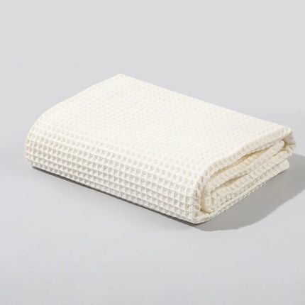 Waffle Baby Blanket Summer Swaddle Wrap Cotton Gauze Soft Baby Receiving Blanket Stroller Covers Crib Quilt Toddler Bath Towels