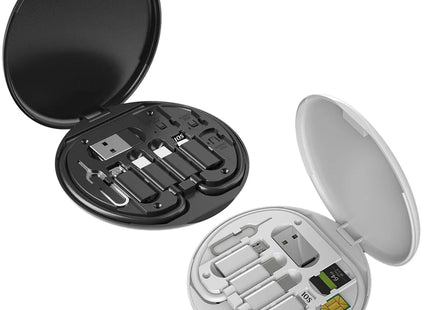 Multi USB Type C to C 60W Charging Adapter Cable Kit USB C to Lighting Conversion Set USB A & Type C to Micro/Type C/Lighting