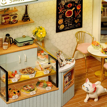 DIY Miniature Doll House 3D Puzzle Building Assembly Kit For Making Room Toys Home Bedroom Decorations With Furniture DollHouses