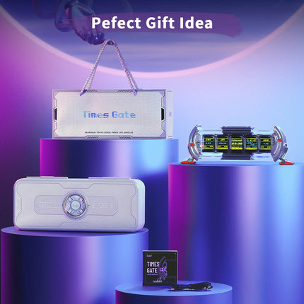 Divoom Times Gate - Cyberpunk Gaming Setup Digital Clock with Smart APP Control WiFi Connect RGB LED DisplayPersonalized Gift