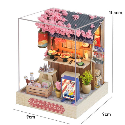 DIY Miniature Doll House 3D Puzzle Building Assembly Kit For Making Room Toys Home Bedroom Decorations With Furniture DollHouses