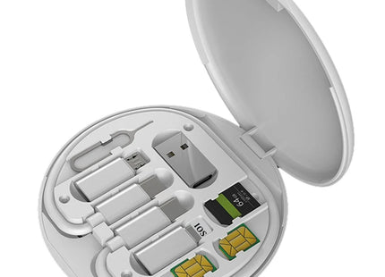 Multi USB Type C to C 60W Charging Adapter Cable Kit USB C to Lighting Conversion Set USB A & Type C to Micro/Type C/Lighting