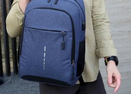Mens BackPack LargeCapacity Simple Fashion Travel Female Student ComputerBag