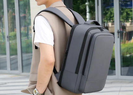 Rilibegan Men Travel Backpack Expand Oxford Big Capacity USB Charge Business Male Backpacks Computer Men Backpacks