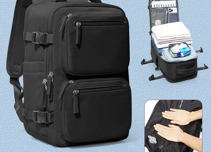 Backpack Ryanair 40x20x25, Vacuum Compression Backpack, Hiking Vacuum Travel Backpack for Men Women, Multi-Functional Laptop Bag