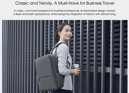 Xiaomi Classic Business Backpack 2 Fashion Laptop Bag for Men and Women Travel Large Capacity Backpack