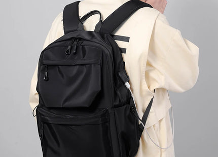 Large capacity backpack for leisure travel - Spacious Laptop Compartment, Stylish Design, Durable and Comfortable-Ideal for Men