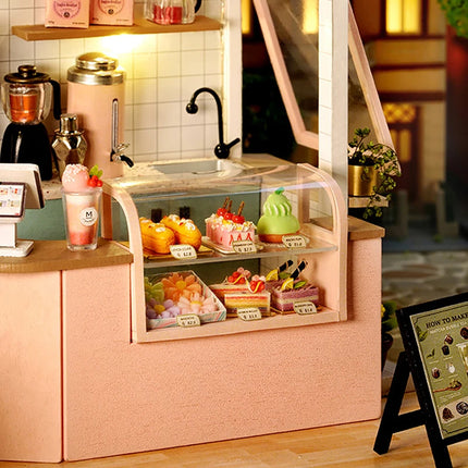 DIY Miniature Doll House 3D Puzzle Building Assembly Kit For Making Room Toys Home Bedroom Decorations With Furniture DollHouses