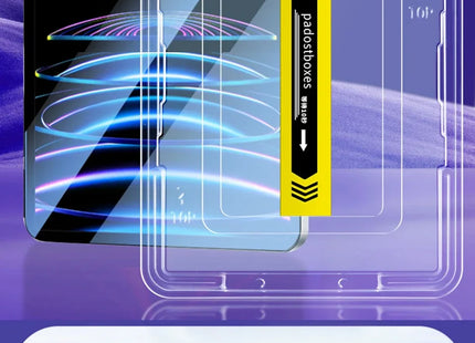 3PCS Easy Instal Tool Tempered Glass For iPad Pro 13 11 10 12.9 M4 M3 M2 10t 9t for iPad Air Mini 6 7 Screen Protector Film