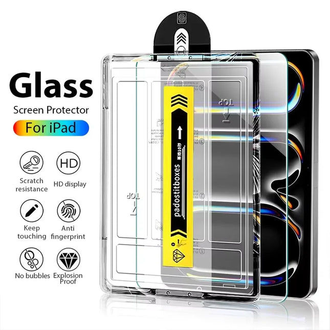 Dust Free Easy Installation Tempered Glass For iPad Air 1...