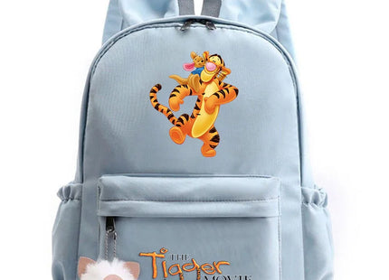 The Tigger Movie Backpack for Girl Boy Student Teenager Rucksack Casual Portable Laptop Travel Rabbit Ears Cute Mochila