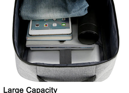 Portable Backpack Camping Travel Bag Business Daypack with USB Charging Port Fit 15.6 Inch Laptops for Men Women
