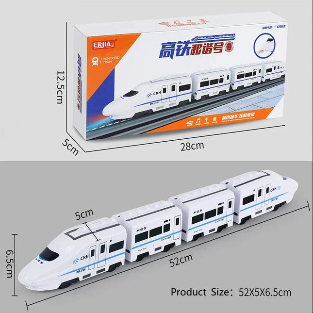 Kids Simulation High-speed Railway Train Toys Electric So...