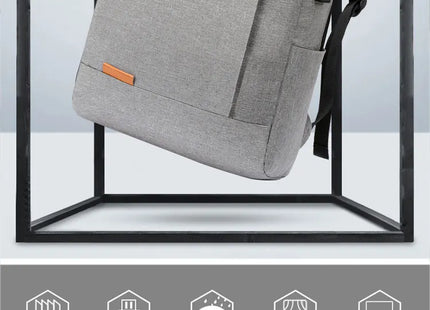 1 Pack 15.6 Inch Men's Business Simple Computer Backpack Usb Charging Lightweight Schoolbag Travel Commuting