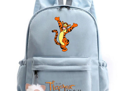The Tigger Movie Backpack for Girl Boy Student Teenager Rucksack Casual Portable Laptop Travel Rabbit Ears Cute Mochila