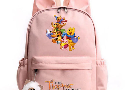 The Tigger Movie Backpack for Girl Boy Student Teenager Rucksack Casual Portable Laptop Travel Rabbit Ears Cute Mochila