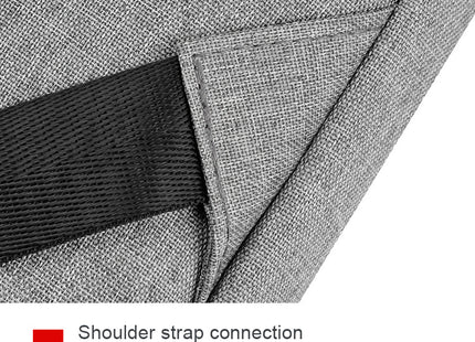 DIENQI New Ultra-thin Laptop Backpack For 14" 15.6" Laptop Man Bag Multi-use Women Men Work Bag Waterproof Thin Computer Backbag