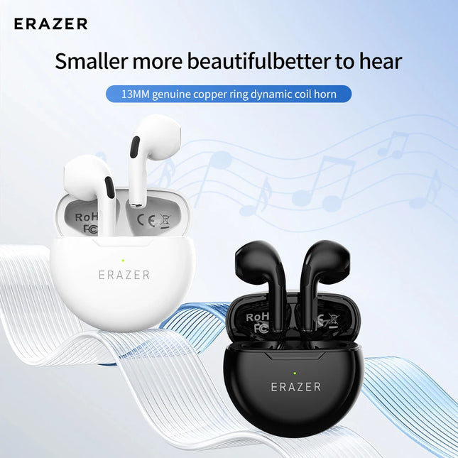 ERAZER HT38 Wireless Earphones Bluetooth 5.4 Support TWS ...