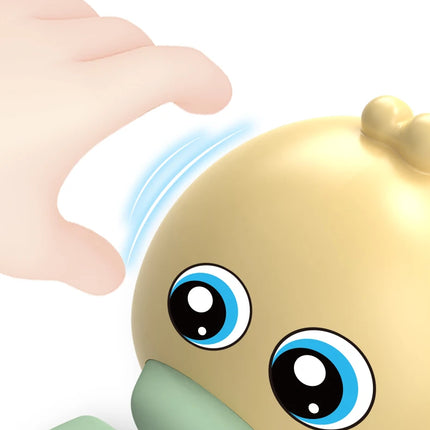 Baby Toy Swing Duck Toy Cartoon Press Vehicles Glide Animal Inertia Pull Back Cars Early Education Toys for Toddlers Boys Girls