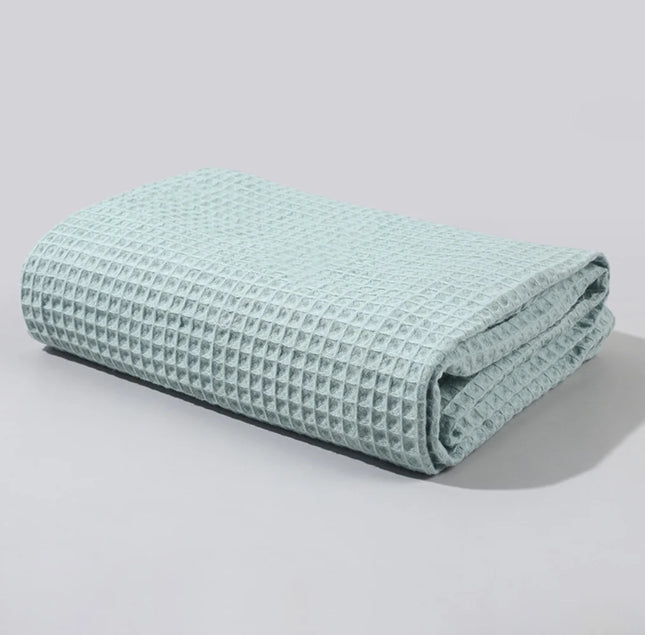 Waffle Baby Blanket Summer Swaddle Wrap Cotton Gauze Soft...