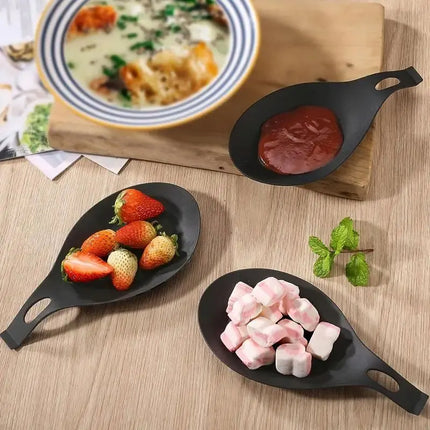 【Hot sales】Silicone Spoon Rest Spatula Holder Heat Resistant Utensil Placemat Tray Kitchen Tools