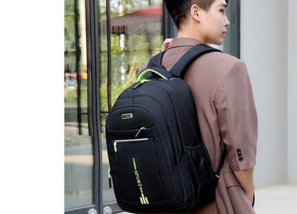 Men's Backpacks Oxford Waterproof Rucksack Business Computer Bag Casual Travel Backpack Senior High School Student Schoolbag