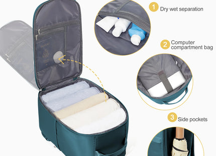 Ryanair Backpack 40x20x25 Cabin Bag, Hand Luggage Travel Backpack For Women Men, Laptop Backpack School Backpack, Travel Bags