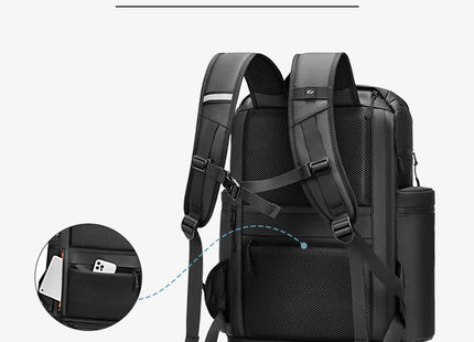 Travel Hiking backpack For Men 50L Large capacity trekking bag outdoor waterproof 16 Inch Laptop Backpack creative With shoe bag