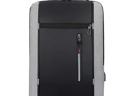 1 Pack 15.6 Inch Men's Business Computer Bag Multi-pocket High-capacity Usb Charging Work Commuting Backpack