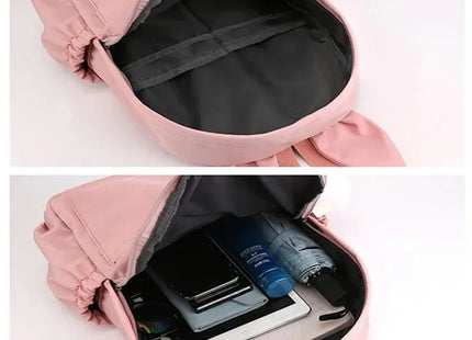 The Tigger Movie Backpack for Girl Boy Student Teenager Rucksack Casual Portable Laptop Travel Rabbit Ears Cute Mochila