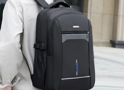 Lightweight backpack, multifunctional men's and women's backpack, made of Oxford material, with laptop compartment, adjustable s