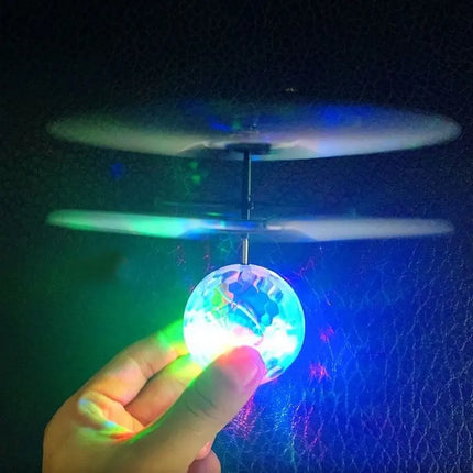Children's Toy Induction Colorful Crystal Ball Gyroscope Intelligent Induction Floating Ball Luminous Toy