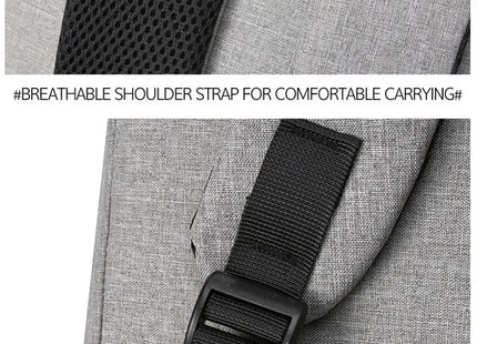 1 Pack 15.6 Inch Men's Business Simple Computer Backpack Usb Charging Lightweight Schoolbag Travel Commuting