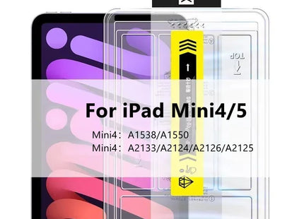 Dust Free Easy Installation Tempered Glass For iPad Air 13 11 10 12.9 M4 M3 A16 Pro Mini 7 6 5 Screen Protector Film Accessories