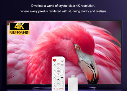 H96 MAX Android TV Stick Allwinner H313 with 2.4G Wifi 5G Wifi6 Dual Brand 8GB 16GB 4K 3D HDR Goole Voice Remote DC 5V 2A