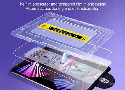 Dust Free Easy Installation Tempered Glass For iPad Air 13 11 10 12.9 M4 M3 A16 Pro Mini 7 6 5 Screen Protector Film Accessories