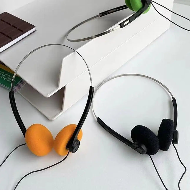 Underwire Headphone Music Mp3 Walkman Retro Feelings Port...