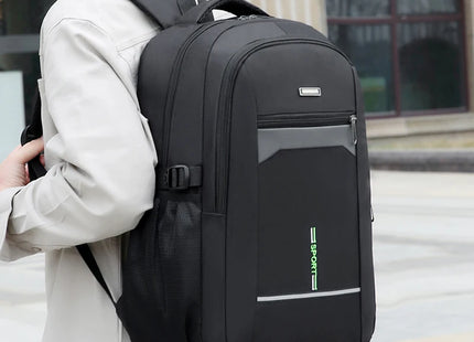 Lightweight backpack, multifunctional men's and women's backpack, made of Oxford material, with laptop compartment, adjustable s
