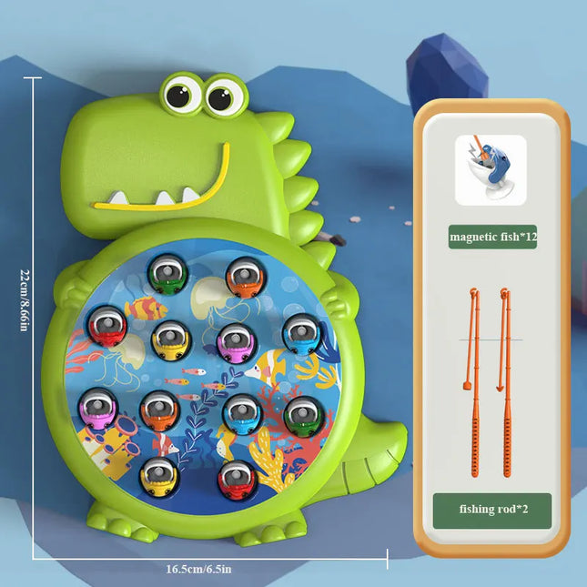 Dinosaur Simple Magnetic Fishing Toys Play Rod Game Toys ...