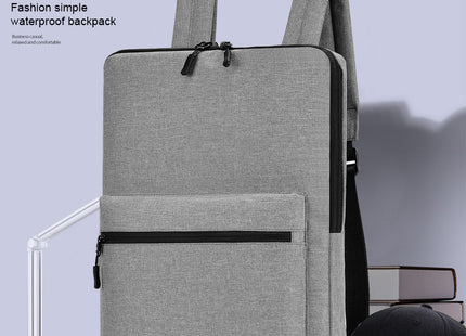 DIENQI New Ultra-thin Laptop Backpack For 14" 15.6" Laptop Man Bag Multi-use Women Men Work Bag Waterproof Thin Computer Backbag