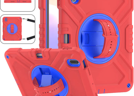 Shockproof Case for iPad 10th(2022) 10.9 inch with 360° Rotating Hand Strap, Portable Shoulder Strap and Pencil Slot