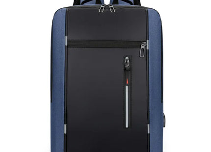 1 Pack 15.6 Inch Men's Business Computer Bag Multi-pocket High-capacity Usb Charging Work Commuting Backpack