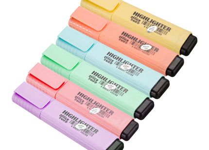 4/6 Pack Cute Highlighter Pen Quick Dry Broad Tip Underline Writing Marker Pens Highlighters School Supplies Stationery