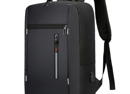 Portable Backpack Camping Travel Bag Business Daypack with USB Charging Port Fit 15.6 Inch Laptops for Men Women