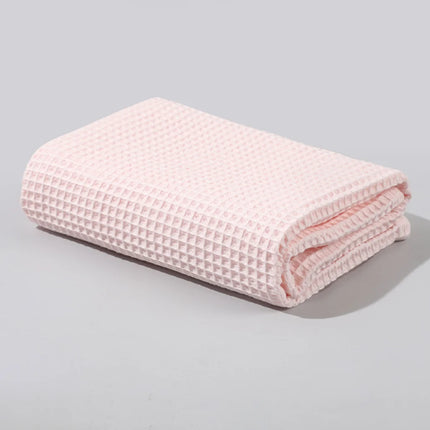 Waffle Baby Blanket Summer Swaddle Wrap Cotton Gauze Soft Baby Receiving Blanket Stroller Covers Crib Quilt Toddler Bath Towels