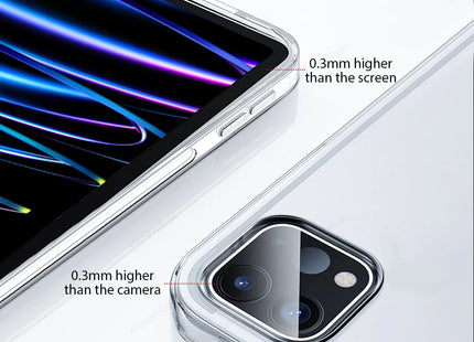 Clear Case For iPad Pro 13 11 M4 M2 2024 12.9 12 9 10 10th Generation Funda Air 5 4 3 2 1 9th 8th 7th 10.2 Mini 6 Silicone Cover