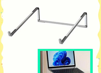 Macbook Laptop Stand Accessories  For Up To 17.3 Inch Lift Computer Desk Cooling Non-Slip Stand  Laptop Stand Portable