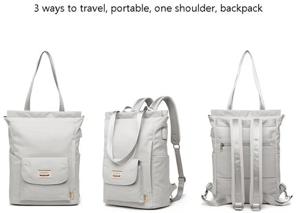 Women backpack Waterproof Stylish Laptop Backpack 13 13.3 14 15.6 inch Korean Fashion Oxford Canvas USB College Backpack bag fem