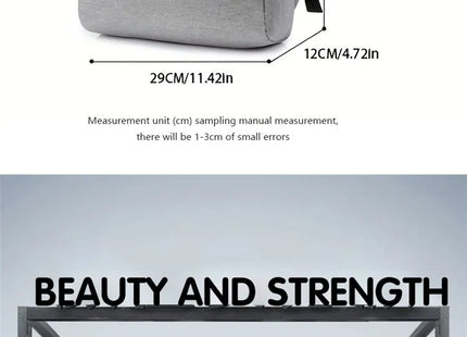 1 Pack 15.6 Inch Men's Business Simple Computer Backpack Usb Charging Lightweight Schoolbag Travel Commuting